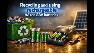 Recycling and using rechargeable AA and AAA batteries