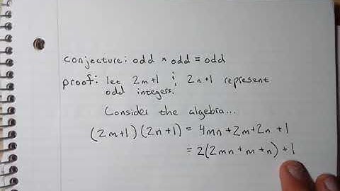 Odd Times Odd is Odd Proof