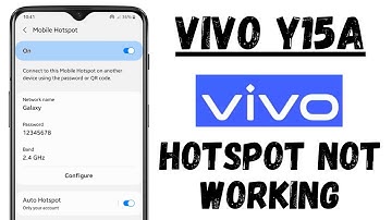 vivo hotspot problem | vivo Y15a hotspot not working | vivo no access problem