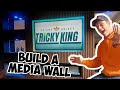 How to build a media wall step by step construction  build howto