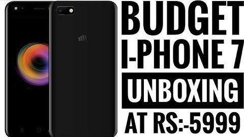 Micromax Canvas 1(Copy Of I Phone 7)Unboxing And Review @Buy At ₹5999