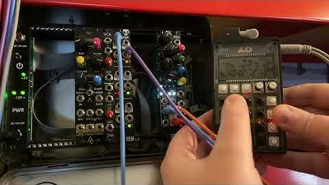 PO-32 syncing the Eurorack