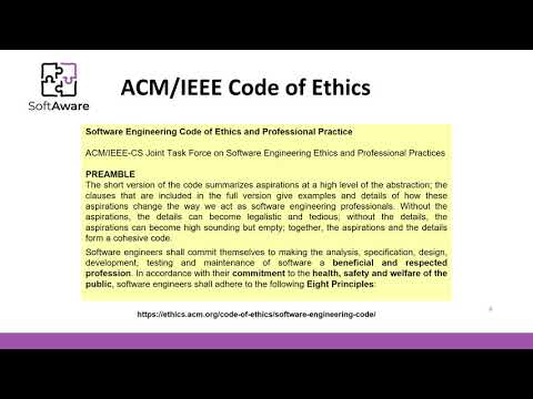 Software Engineering. Ethics