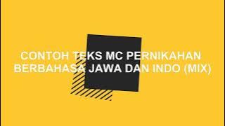 TEKS MC PERNIKAHAN BAHASA INDONESIA DAN JAWA