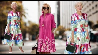 КРАСИВЫЕ ПЛАТЬЯ ДЛЯ ЖЕНЩИН СТАРШЕ 60 ЛЕТ💕BEAUTIFUL DRESSES FOR WOMEN OVER 60 YEARS OLD