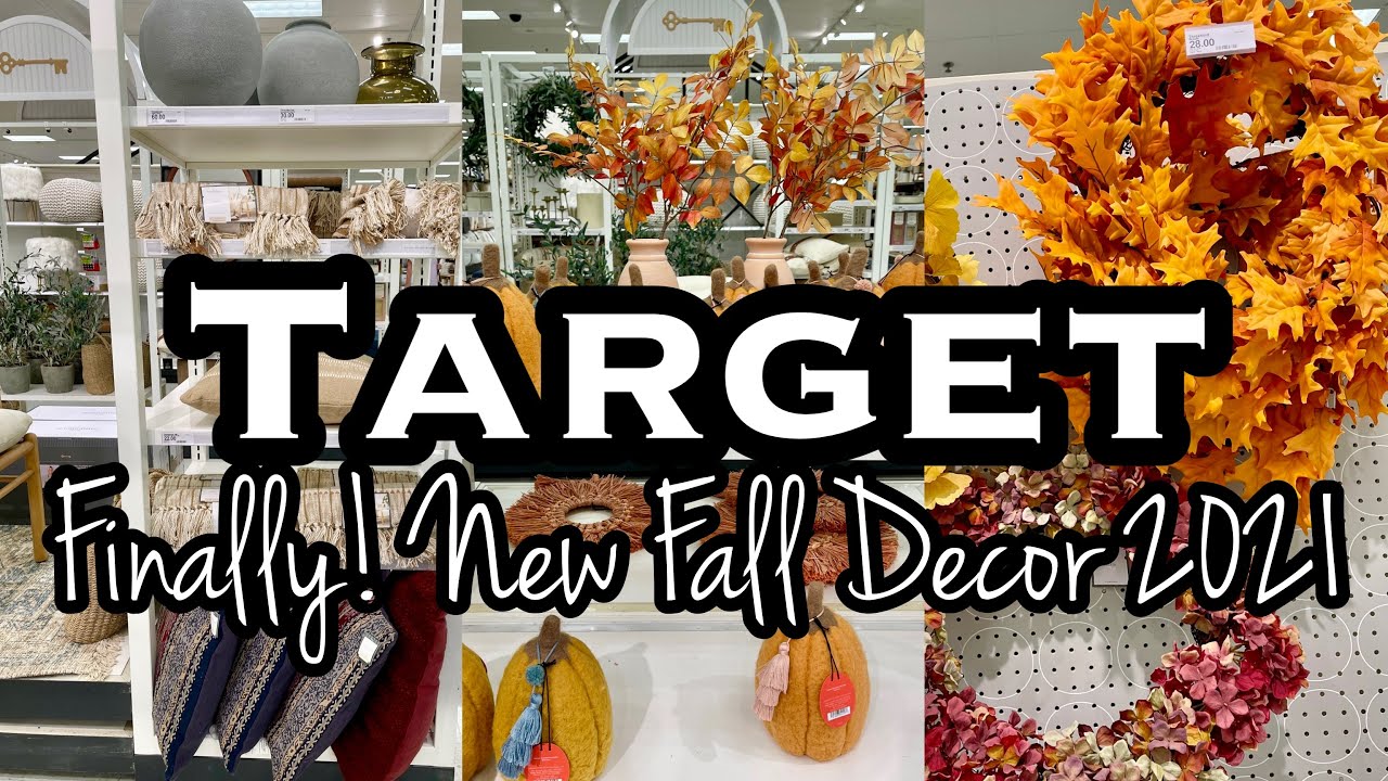 NEW TARGET FALL DECOR 2021 • SHOP WITH ME YouTube
