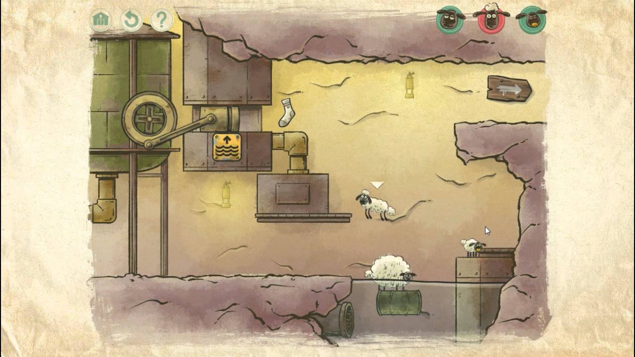 Game home прохождение. Игра Home Sheep Home. Home Sheep Home 2. Игра про барашек головоломка. Игра головоломка овечки.