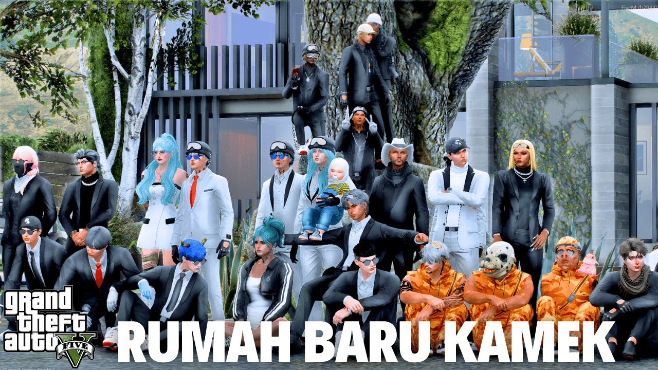 RUMAH BARU KELUARGA KAMEK DAN DOBRAK DI KOTA RISE ROLEPLAY!! - GTA 5 ROLEPLAY