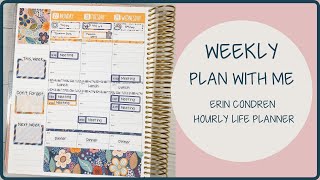 WEEKLY PLAN WITH ME | ERIN CONDREN HOURLY LIFE PLANNER WITH PLANNER KATE STICKERS | JULY 27-AUGUST 2