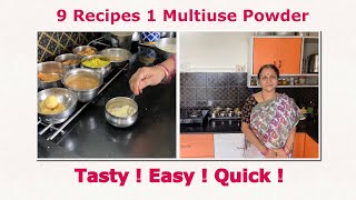 9   Recipes Using     1  Multiuse Powder  !!   Tasty!   Easy !!  Quick!
