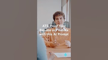 Fix Your Resume in 60 Seconds (Using AI!)