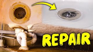 Bathroom Drain Repair - Installing Bathroom Sink Drain