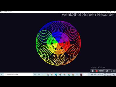 awesome design 6 || Python turtle graphics || Python for beginners || Study easier by Pooja Patel