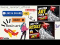 “Resin Art Wave Plane 😍 | Amazing Ocean Effect Tutorial”#viral #video #art #resinart #diy