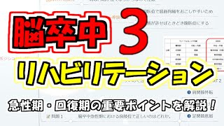 リハビリテーション！苦手克服⁉【脳卒中のリハビリテーション③】急性期・回復期の理学療法・アンダーソン分類の解説と4択問題