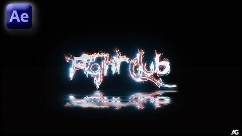 After Effects Tutorial - Electric Logo Reveal Animation by using Saber Plugin(With Project Files).