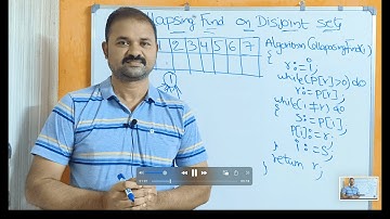 COLLAPSING FIND - DISJOINTE SET-BEWERKING || ONTWERP EN ANALYSE VAN ALOGORITMEN || DAA