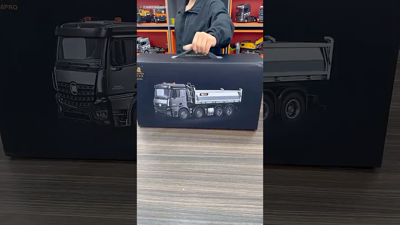 UNBOXING THE 1/14 SCALE GRAY 536PRO DUMP TRUCK—LET’S SEE WHAT’S INSIDE THE PACKAGE! 