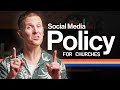 Church social media policy 10 rules