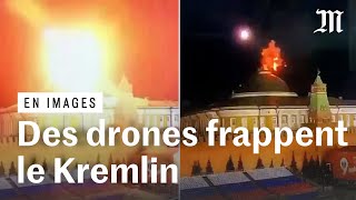 Les images de l'attaque de drones sur le Kremlin