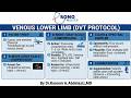 Lower Limb Venous Doppler DVT Technique Summarized Zytona Arabic Version
