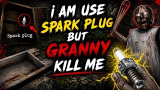 I am use spark plug but granny kill me 💀 horror gameplay #granny 