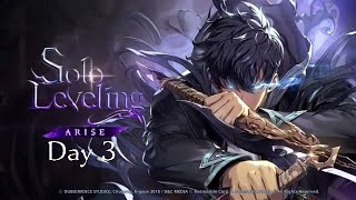SOLO LEVELING DAY 3 try this game's