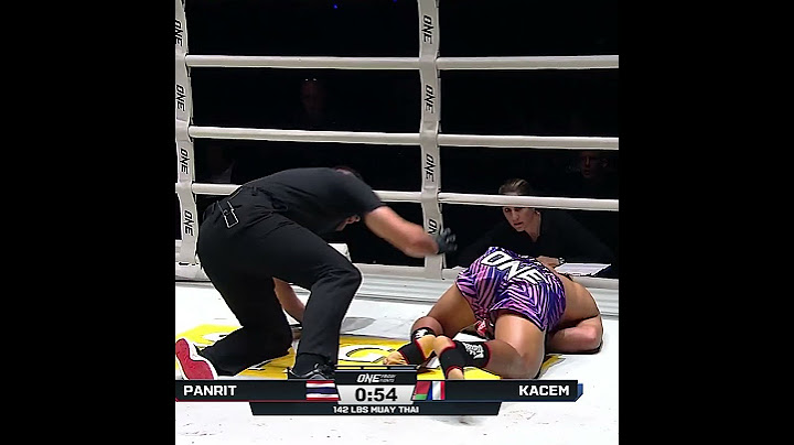 DYNAMITE punches 🧨 Antar Kacem crumples Panrit for his fourth straight win at ONE Friday Fights!