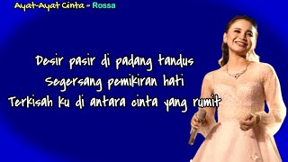 Ayat Ayat Cinta    Rossa  lirik Lagu