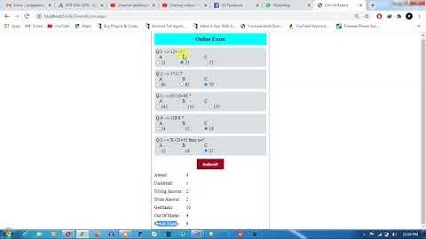 ASP.NET C# Online Examination System Simple Project