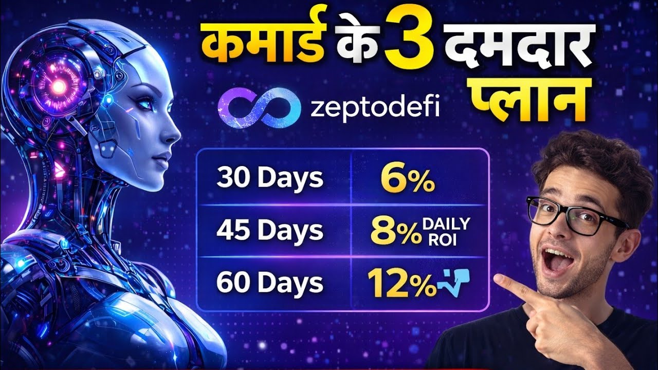 ZeptoDeFi Investment Plan 🔥 | 30–45–60 Days Income | सच या Scam? 😱