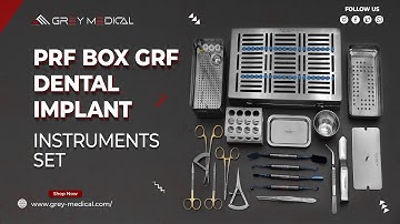 PRF BOX GRF Dental Implant Instruments Set | Dental Professionals | New Med Instruments