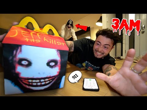 DO NOT ORDER JEFF THE KILLER HAPPY MEAL FROM MCDONALDS AT 3 AM!! (SCARY)