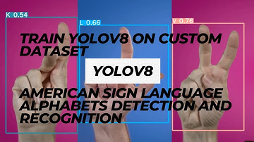 Train YOLOv8 on Custom Dataset | Sign Language Alphabets Detection and Recognition using YOLOv8