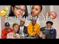 THINGS GIRLS DO THAT GUYS HATE! | COLLEGE EDITION | GETS MESSY! | Tee and Lo