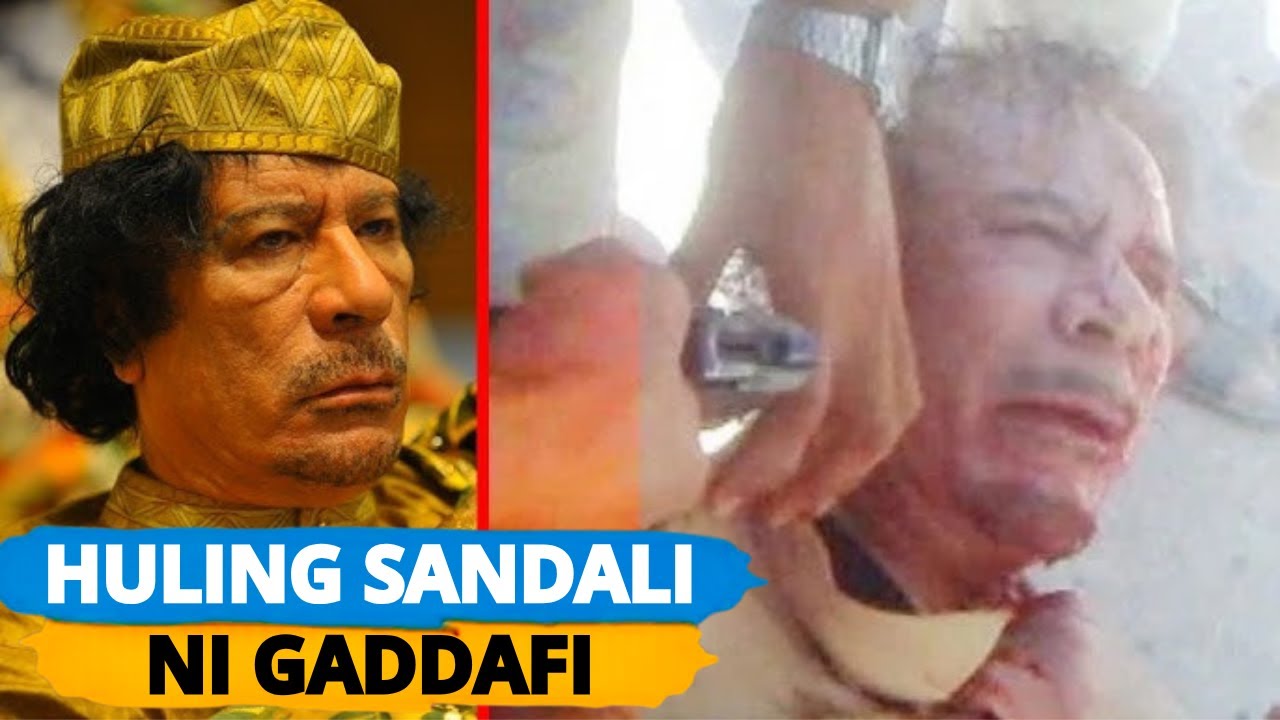 Ang MASAKLAP na HULING SANDALI ni GADDAFI! WARNING! (NAKAKAPANLUMO NA KWENTO)