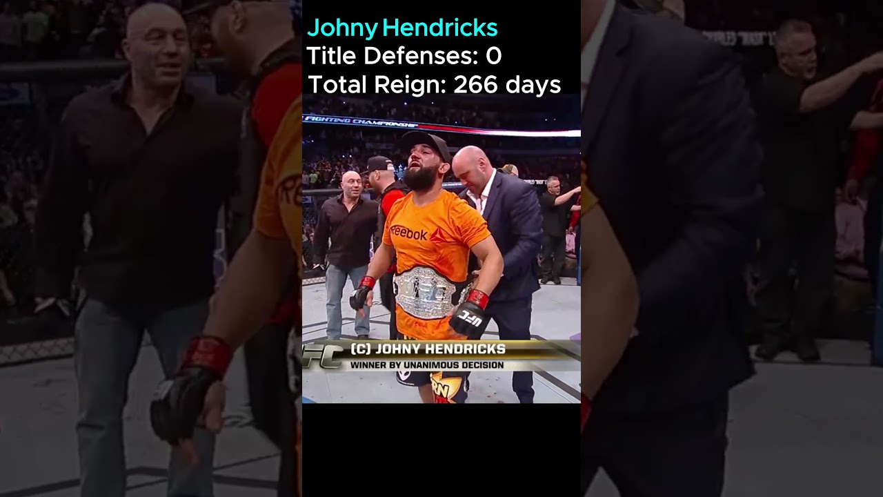 Every Single Welter Weight Champion In UFC history