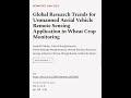 Global research trends for unmanned aerial vehicle remote sensing application in whea  rtcltv