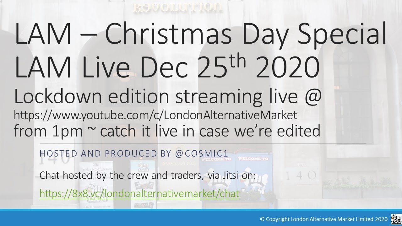 LAM Live Christmas Day special 25th December 2020