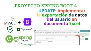 #32 Update Project - 🧩 Exportar 💾 Datos a Excel (.xlsx) con Spring Boot y Apache POI 💡