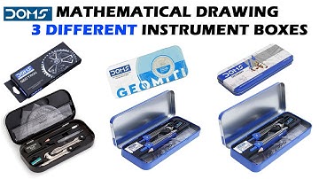 Doms Geo Tron | Geommy | Geomiti Geometry Box |  Mathematical Drawing Instruments