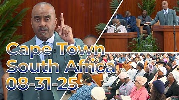 First Church TOG Broadcast August 31st 2025 Sunday AM Edited With Scriptures Cape Town South Africa