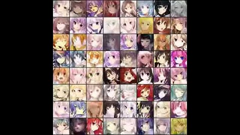 GAN: Anime Generation (Training to End Results)