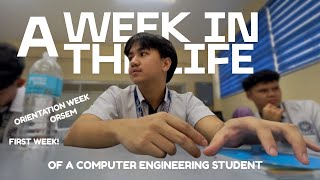 a week in the life of a computer engineering student | first week | philippines |