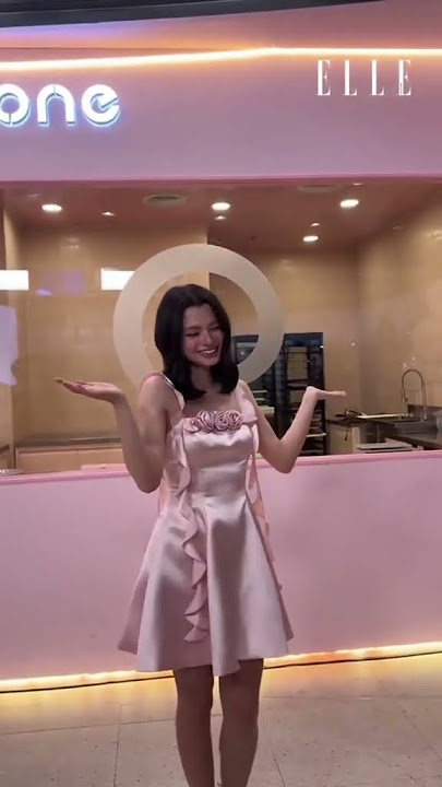 So gorgeous in pink 💘 REBECCA X MOONE ROLLS OPENING#MooneRollsxBecky#beckysangels