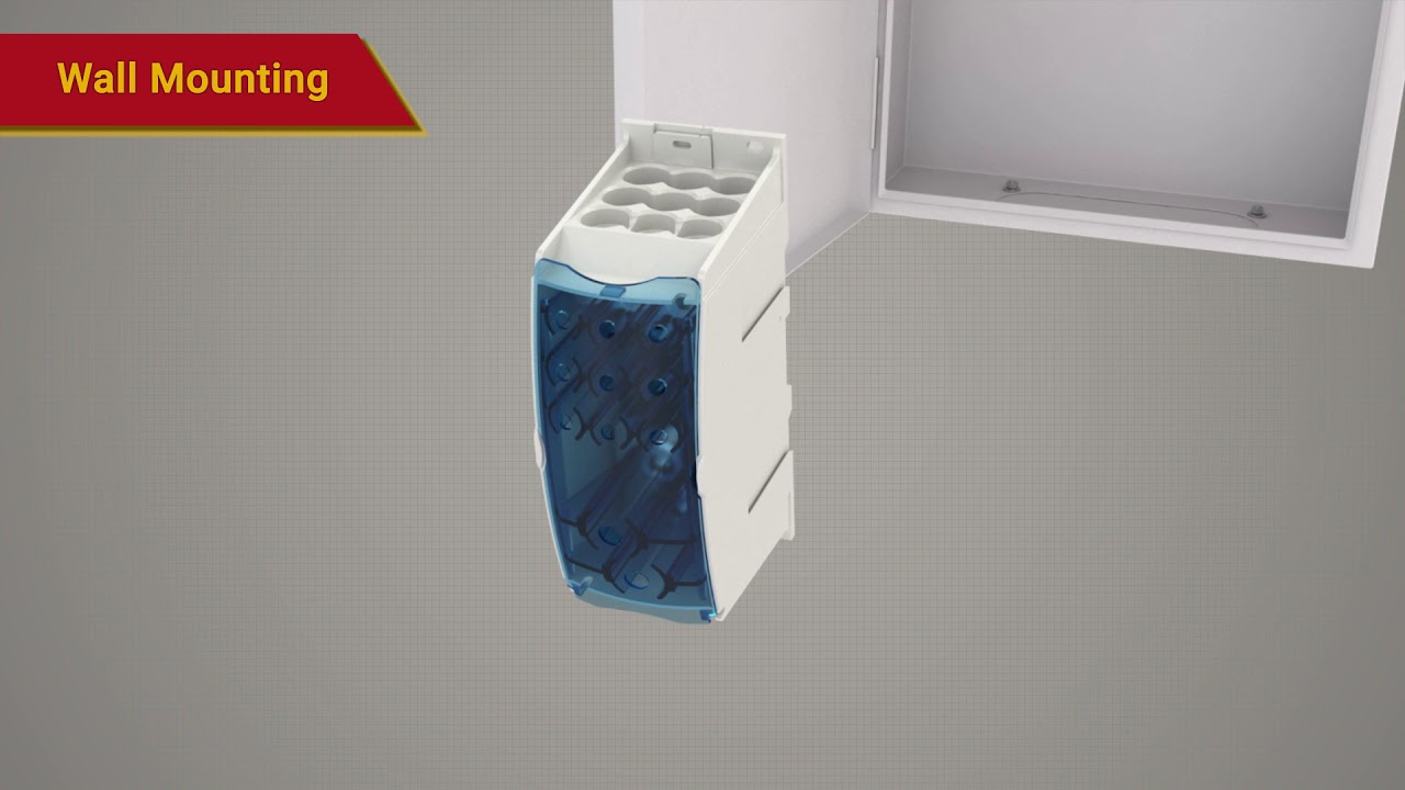 nVent ERIFLEX - Unipolar distribution blocks extensions - YouTube