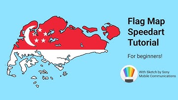 Flag Map Speedart Tutorial for Beginners (500 Subscribers Special!)