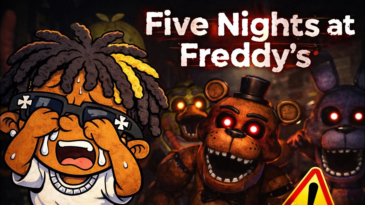 4 idiotes vs FNAF