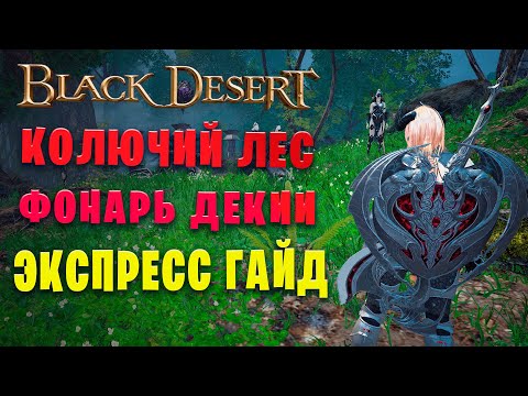 Видео: Колючий лес - Фонарь Декии | ЭКСПРЕСС ГАЙД ПО СПОТУ| НЕРФ ИЛИ АП??? | Black Desert