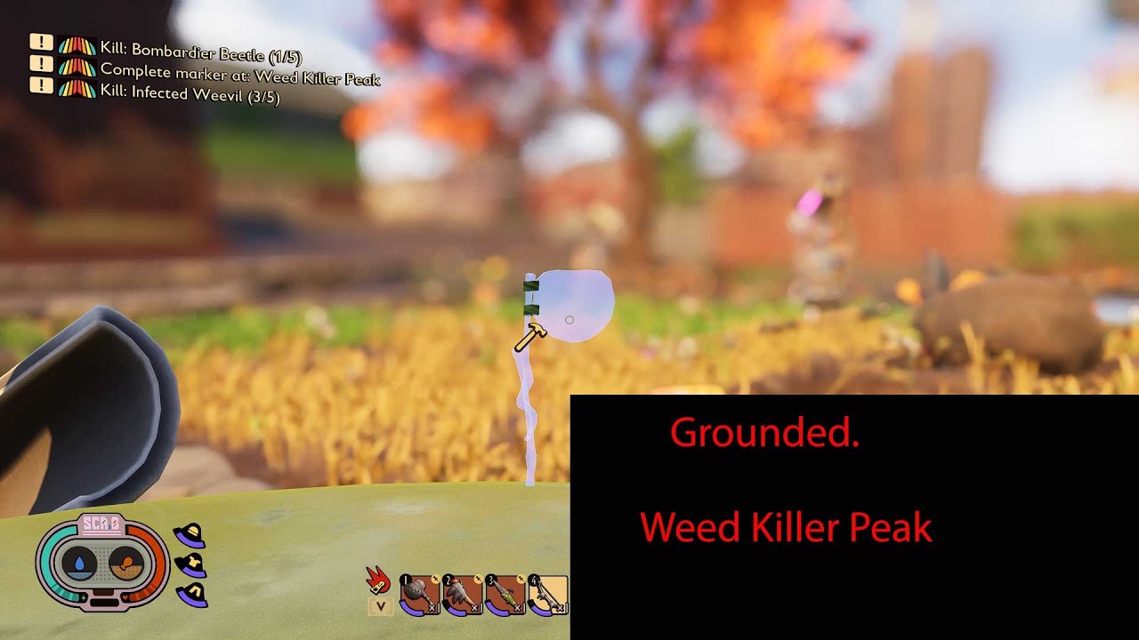 Grounded. tips.. complete marker at Weed Killer Peak (dansk) YouTube